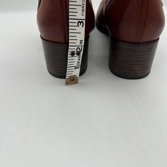 Paul Green Brown Leather Ankle Boots – Size 6.5 - Picture 7 of 13